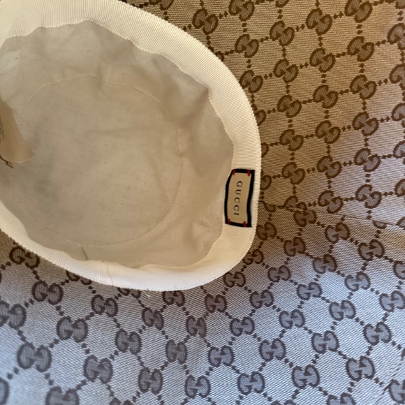 Gucci California Original GG Bucket Hat In Beige - Size M - Picture 7 of 16